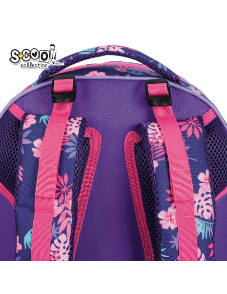 SC2943,Ghiozdan anatomic FLAMINGO, 39x33x18 cm - S-COOL SC2943,Ghiozdan anatomic FLAMINGO, 39x33x18 cm - S-COOL