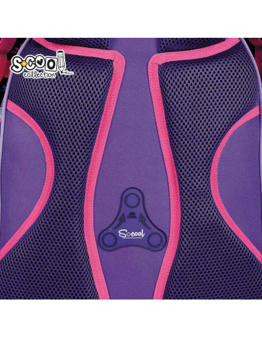 SC2943,Ghiozdan anatomic FLAMINGO, 39x33x18 cm - S-COOL SC2943,Ghiozdan anatomic FLAMINGO, 39x33x18 cm - S-COOL