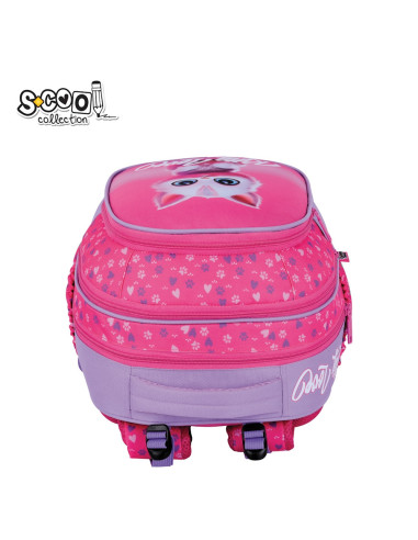 SC2942,Ghiozdan anatomic KITTY LOVE, 39x33x18 cm - S-COOL