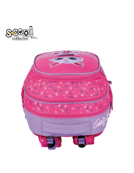 SC2942,Ghiozdan anatomic KITTY LOVE, 39x33x18 cm - S-COOL