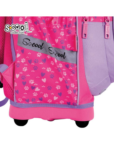 SC2942,Ghiozdan anatomic KITTY LOVE, 39x33x18 cm - S-COOL