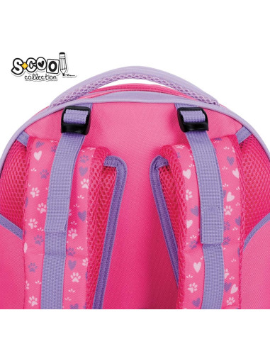 SC2942,Ghiozdan anatomic KITTY LOVE, 39x33x18 cm - S-COOL