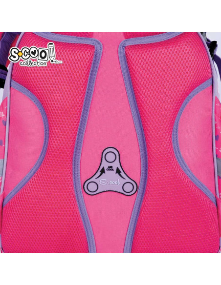 SC2942,Ghiozdan anatomic KITTY LOVE, 39x33x18 cm - S-COOL