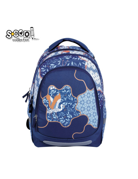 SC2973,Ghiozdan anatomic LIGHT EGRET, 41x28x17 cm - S-COOL