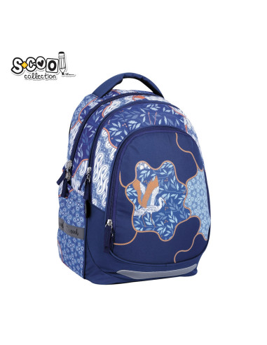 SC2973,Ghiozdan anatomic LIGHT EGRET, 41x28x17 cm - S-COOL