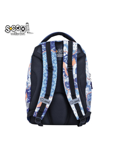 SC2973,Ghiozdan anatomic LIGHT EGRET, 41x28x17 cm - S-COOL