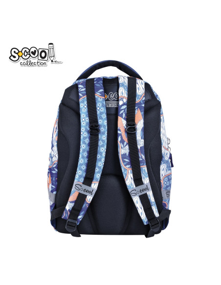 SC2973,Ghiozdan anatomic LIGHT EGRET, 41x28x17 cm - S-COOL