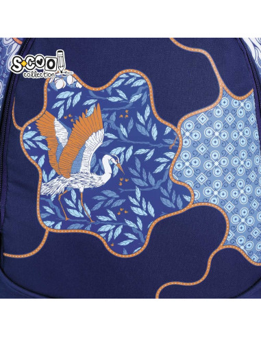 SC2973,Ghiozdan anatomic LIGHT EGRET, 41x28x17 cm - S-COOL