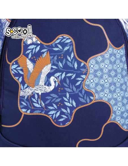 SC2973,Ghiozdan anatomic LIGHT EGRET, 41x28x17 cm - S-COOL