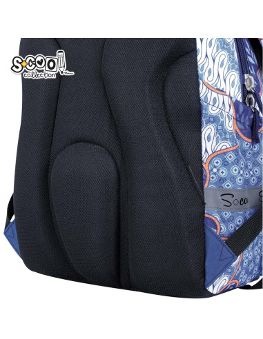 SC2973,Ghiozdan anatomic LIGHT EGRET, 41x28x17 cm - S-COOL