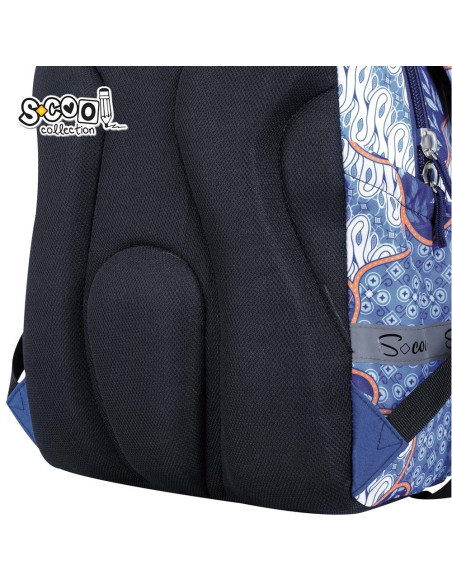 SC2973,Ghiozdan anatomic LIGHT EGRET, 41x28x17 cm - S-COOL