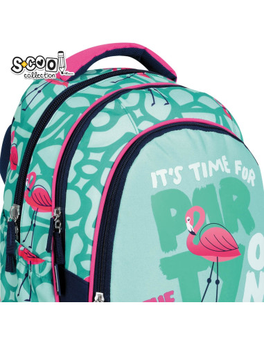 SC2970,Ghiozdan anatomic LIGHT PARTY ON, 41x28x17 cm - S-COOL