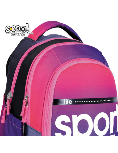 SC2971,Ghiozdan anatomic LIGHT SPORT, 41x28x17 cm - S-COOL