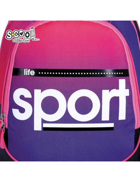 SC2971,Ghiozdan anatomic LIGHT SPORT, 41x28x17 cm - S-COOL