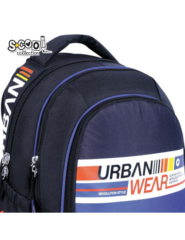 SC2976,Ghiozdan anatomic LIGHT, URBAN WEAR, 41x28x17 cm - S-COOL