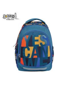 Ghiozdan anatomic LIGHT, YES WE CAN, 41x28x17 cm - S-COOL 2