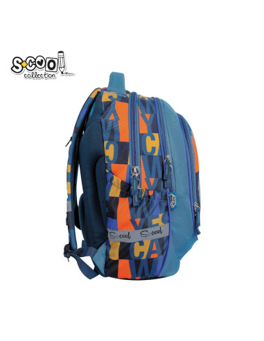 SC2975,Ghiozdan anatomic LIGHT, YES WE CAN, 41x28x17 cm - S-COOL