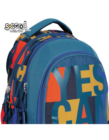 SC2975,Ghiozdan anatomic LIGHT, YES WE CAN, 41x28x17 cm - S-COOL