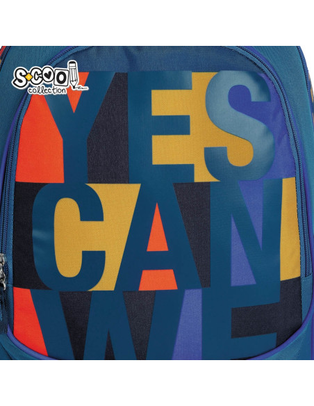 SC2975,Ghiozdan anatomic LIGHT, YES WE CAN, 41x28x17 cm - S-COOL