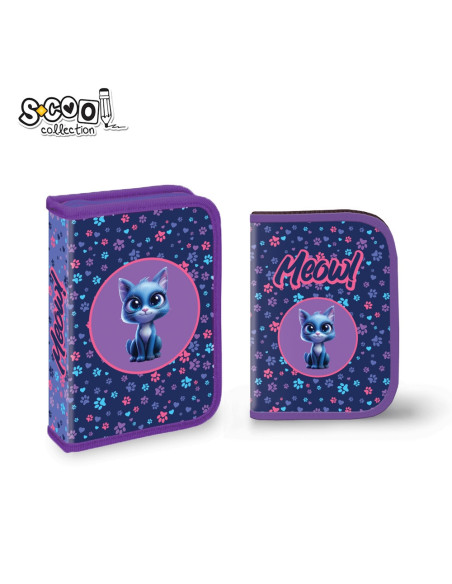 SC2902,Penar echipat cu 1 fermoar si 2 extensii, 32 piese S-COOL SC2902, Meow