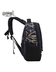 Ghiozdan ergonomic GAMER-NEVER STOP, 40x29x14 cm - S-COOL 2