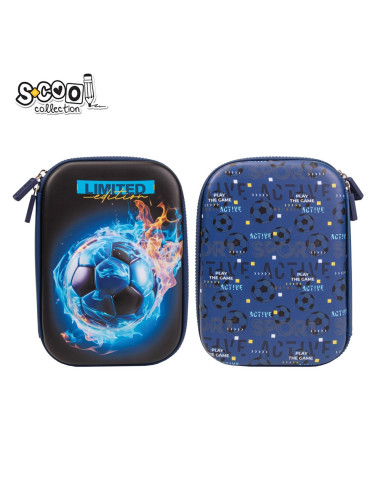 SC3019,Penar neechipat 3D S-COOL SC3019, 22.5x15.5x6 cm, Motiv football limited edition