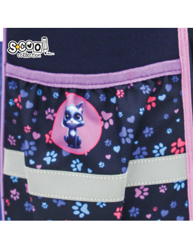 SC2957,Ghiozdan anatomic Premium, MEOW, 42x30x22 cm - S-COOL