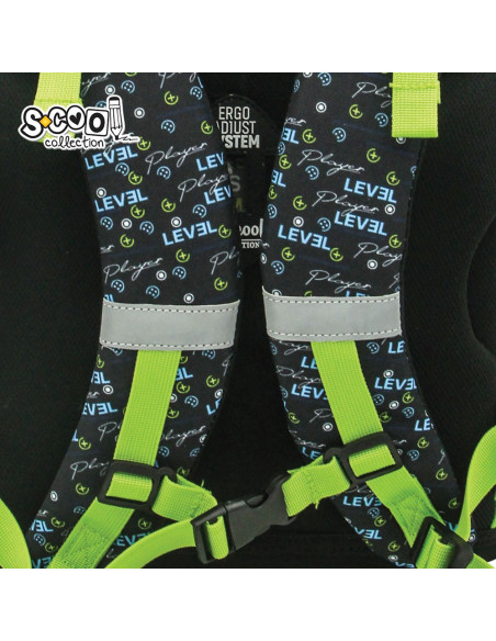 SC2959,Ghiozdan anatomic Premium, NExT LEVEL, 42x30x22 cm - S-COOL