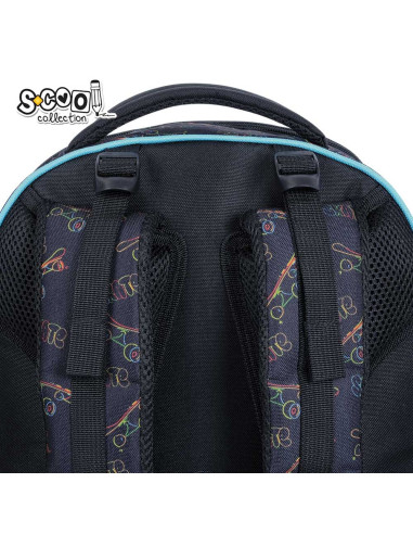 SC2949,Ghiozdan anatomic SKATE, 39x33x18 cm - S-COOL