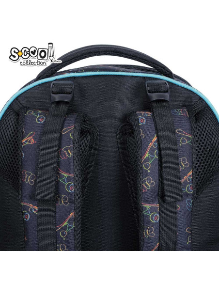 SC2949,Ghiozdan anatomic SKATE, 39x33x18 cm - S-COOL