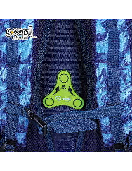 SC2948,Ghiozdan anatomic SPORT, 39x33x18 cm - S-COOL