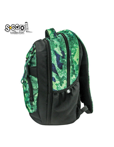 SC3183,Ghiozdan anatomic Urban, GREEN ARMY, 43x29x22 cm - S-COOL