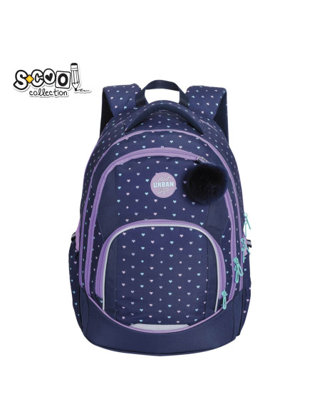 SC3180,Ghiozdan anatomic Urban, HEARTS, 43x29x22 cm