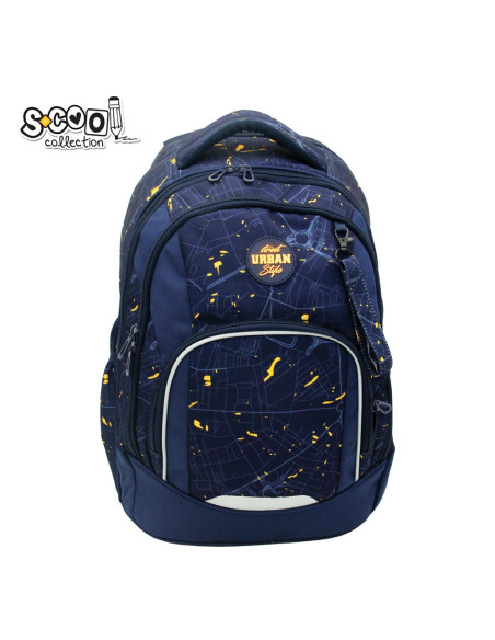 SC3186,Ghiozdan anatomic Urban, MAP, 43x29x22 cm - S-COOL