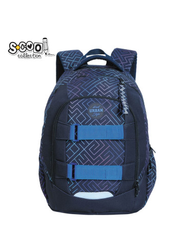 SC3184,Ghiozdan anatomic Urban, MAZE, 43x29x22 cm - S-COOL