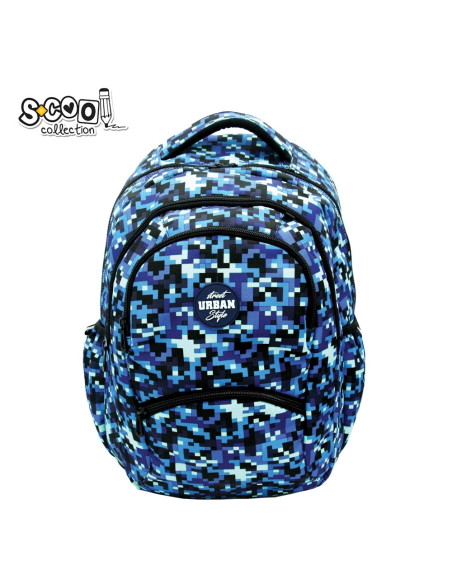 SC3185,Ghiozdan anatomic Urban, PIxELS, 43x29x22 cm - S-COOL