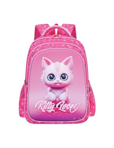 Ghiozdan 3D KITTY LOVE, 30x22x42 cm - S-COOL