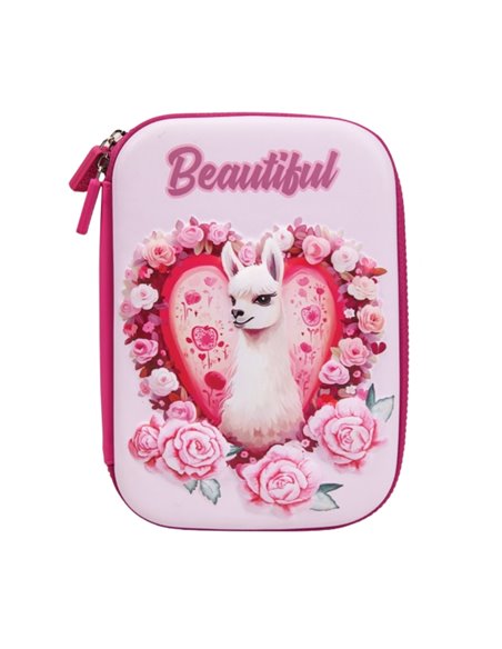 Penar neechipat 3D, 1 fermoar, BEAUTIFUL, 22.5x15.5x6 cm - S-COOL