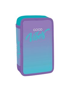 Penar echipat, 2 fermoare, 29 piese, GOOD VIBES - S-COOL
