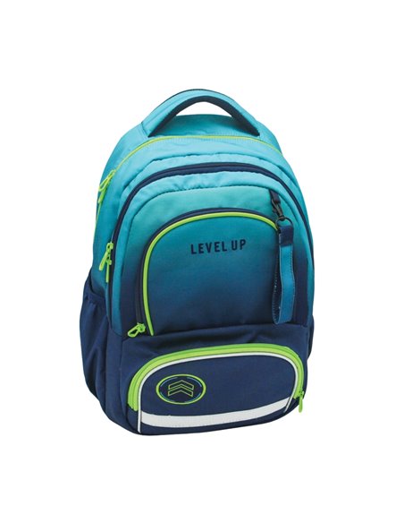 Ghiozdan ergonomic compartiment laptop, LEVEL UP, 42x31x16 cm - S-COOL Ghiozdan ergonomic compartiment laptop, LEVEL UP, 42x31x16 cm - S-COOL