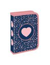 Penar echipat, 1 fermoar, 2 extensii, 32 piese, PINK HEART - S-COOL