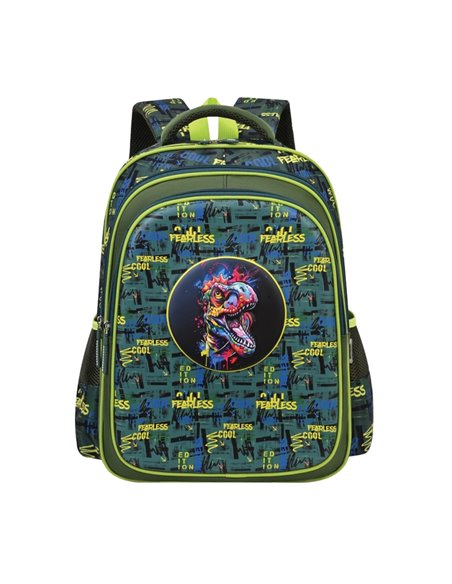 Ghiozdan 3D ergonomic FEARLESS, 43x30x22 cm - S-COOL Ghiozdan 3D ergonomic FEARLESS, 43x30x22 cm - S-COOL