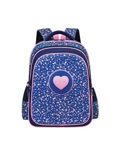 Ghiozdan 3D ergonomic PINK HEART, 42x30x22 cm - S-COOL