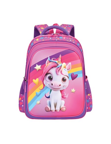 Ghiozdan 3D ergonomic UNICORN, 42x30x22 cm - S-COOL