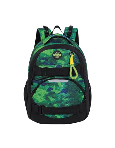 Ghiozdan anatomic Urban, GREEN ARMY, 43x29x22 cm - S-COOL