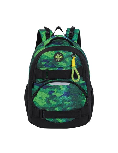 Ghiozdan anatomic Urban, GREEN ARMY, 43x29x22 cm - S-COOL