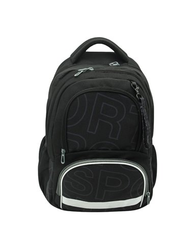 Ghiozdan ergonomic, compartiment laptop, SPORTS, 42x31x16 cm - S-COOL