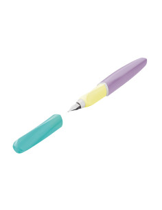 826228,Stilou twist color blocking light, penita m, grip ergonomic, ambidextru, 1 rezerva mare inclusa, in cutie carton 2