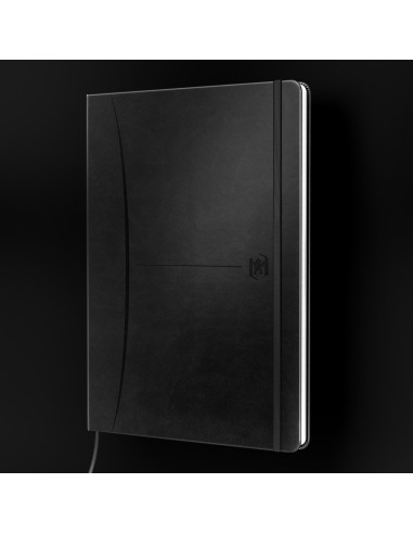 400154942,Caiet premium cu elastic oxford signature, a5 80f, hartie optik 90g/mp, scribzee, coperta rigida, semn carte, buzunar 