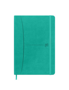 400154948,Caiet premium cu elastic oxford signature, a5 104f, hartie optik 90g/mp, scribzee, coperta rigida, semn carte, buzunar 2